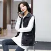 Chaleco de Mezclilla Negro para Mujer de Primavera y Otoño, Corte Holgado, Desgastado, Estilo Coreano, Sin Mangas, Tallas Grandes, Ropa de Abrigo de Longitud Media