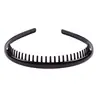 Zhuo Mingxia Variedad de Café Negro Fondo Ondulado Diademas Anchas Delgadas Diademas de Baño Diademas Unisex para Lavado de Cara Fabricante Venta al por Mayor