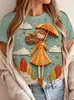 Fabricante Direto de Camisetas Femininas de Manga Curta com Estampas 3D, Feitas Sob Medida de Acordo com Seus Designs, Milhares de Estilos para Escolher, Dropshipping Disponível, Fornecimento Estável