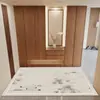Capacho de entrada estilo chinês transfronteiriço, tapete para piso de hall de entrada de casa, cobertura total, lavável, resistente ao desgaste, resistente à sujeira, tapete espesso, disponível para atacado