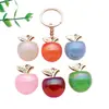 Accesorios de manzana de burbuja coloridos con recubrimiento UV, colgantes de fruta acrílicos, joyería para pulseras y collares DIY al por mayor