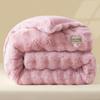 Colcha de Peluche de Conejo Grado Maternal e Infantil Clase de Invierno Núcleo de Colcha Espesado Dormitorio de Estudiantes Terciopelo de Leche Colcha de Invierno Colcha de Algodón Transfronteriza