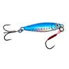Conjunto de Iscas Jigging Pequenas para Longo Arremesso para Pesca Marinha, Cavala, Pesca em Água Doce, Isca Artificial para Peixe Mandarim e Robalo, Isca Jigging com Pena Real
