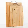 Tábua de Corte Doméstica de Bambu Estilo Chinês Cozinha Tábua de Bambu para Picar de Dupla Face Tábua para Facas Quadrada Espessada Tábua para Cortar Frutas