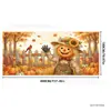 Bestseller de Amazon Banner para Puerta de Garaje de Espantapájaros de Acción de Gracias Decoración de Jardín de Otoño Decoración Exterior de Granja Fondo