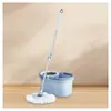 Set de Mopa Giratoria, Manos Libres, Hogar, Persona Perezosa, Cabezal de Mopa Giratorio para Escurrir, Cubo para Mopa, Set de Mopa Limpieza en un Paso