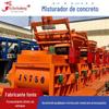 Misturador forçado de concreto Spot Js750 com eixo horizontal duplo e alimentador totalmente automático Misturador de concreto