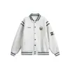 Chaqueta de Béisbol Bordada con Insignia Retro Americana Cattee para Hombres y Mujeres Otoño Estilo Deportivo Holgada Casual Moderna