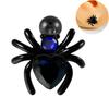 Brinco de aranha com banho eletrolítico preto transfronteiriço segurando zircônia, piercing de osso da orelha em formato de aranha com esfera de rosca 20g