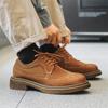 Otoño 2024 Nuevos Zapatos de Cuero para Hombre Zapatos de Vestir Brock Zapatos Tallados Hechos a Mano Zapatos de Cuero de Negocios para Hombre de Estilo Británico