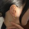 Pendientes de flores de perla de alta gama de la minoría coreana, nuevos pendientes de moda 2022, pendientes pequeños con pasador de plata de lujo ligeros para mujer