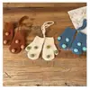 Manoplas con cuello halter estilo coreano para niños, guantes de punto lindos, guantes cálidos de otoño e invierno para niños y niñas, niños modernos