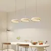 Lámpara de araña de madera de color crema estilo nórdico moderno simple para restaurante, lámpara de araña atmosférica creativa de cielo estrellado para mesa de bar, isla
