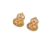Nuevos Pendientes de Calabaza de la Fortuna Ultra Brillantes, Lujo Ligero, Gama Alta, Pendientes Exquisitos, Pendientes Versátiles y de Moda para el Viaje Diario