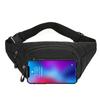Bolsa de ombro esportiva de grande capacidade transfronteiriça, nova bolsa de cintura antirroubo para corrida, multifuncional, bolsa transversal de tecido Oxford para celular