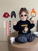 Conjunto Deportivo con Forro de Felpa para Niñas Nuevo Elegante para Bebés y Niñas Jóvenes Sudadera Conjunto Casual Deportivo de Dos Piezas para Otoño e Invierno