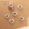 Accesorios de Arte para Uñas Estilo New Punk Transfronterizos, Cruces para Uñas de Celebridades de Internet, Corazón, Estrella de Cuatro Puntas, Decoraciones de Uñas de la Emperatriz Viuda