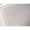 Enviar regla de cuadrícula para transferencia de calor A4 pluma caligráfica una regla para dibujar líneas y cuadrículas pluma caligráfica de letra regular pequeña recambios tablero para rayar otros