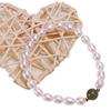 Suministro directo de fábrica pulsera de perlas de agua dulce nueva moda jade Hetian cuentas de mijo perla pulsera elástica al por mayor