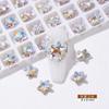 Rhinestones para Uñas de Estrella de Mar Celebridad de Internet Estrella Estrella de Cinco Puntas Colorida Base Puntiaguda Rhinestones Irregulares Vidrio K9 Accesorios de Arte de Uñas Transfronterizos Venta al por Mayor