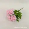 Ramo pequeño de rosas de simulación para curling, rosas, boda, hogar, hotel, decoración, flores de mesa, flores artificiales, venta al por mayor