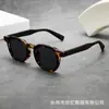 2025 cross-border novo retro grosso oval pequeno quadro high-end feminino óculos de sol anti-sol UV óculos de sol masculinos
