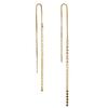 Plata de Ley s925 Línea para la Oreja Borla Larga Adelgazante Facial para Mujer Coreana Simple Elegante Sentido de Alta Gama Celebridad de Internet Colgante para la Oreja