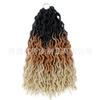 Suministro Directo de Fábrica Fauxlocs Rizados 18 Pulgadas Diosa Crochet Gitano Crochet Peluca de Cabello