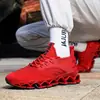 Zapatos de Hombre Blade Transpirables Tejido Volador Zapatos Casuales para Correr Zapatilla Transfronteriza Combinación Total Talla Grande Zapatos de Moda Zapatos de Malla para Hombre