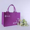 Bolsa de fieltro tipo tote, bolso de mano, bolsa de compras para eventos del Festival de Medio Otoño, bolsa de fieltro, bolsa de regalo bancaria