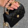 Amor Camelia Estilo Fragancia Pequeña Bolso Mini Rómbico Bolso Cruzado Portátil de Verano de Alta Gama para Mujer
