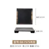 Prato de Sushi Preto Estilo Japonês de Melamina, Prato de Plástico Especial para Comida Ocidental, Bandeja de Pizza e Bife para Restaurante, Prato para Churrasco para Uso Comercial