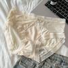 Luz de Luxo Cetim Lace Underwear Das Mulheres Meados - Cintura Amoreira De Seda Proteína Antibacteriana Puro plus size para Mulheres e Meninas Atacado