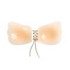 Pegatinas invisibles para el pecho, grandes pegatinas para vestido de novia, de silicona, con alas, venta al por mayor