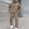 Amazon Cross-Border Nova Moda Street de Venda Quente para Homens e Mulheres Moletom com Capuz de Veludo Estampado Conjunto Hoodie Estilo Quente