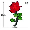 Venta Caliente Transfronteriza Bordado por Computadora Rosa Adhesivo Termofusible para Planchar Pegatinas de Tela Estilo Chino Flor de Ciruelo Accesorios para Ropa Al por Mayor