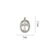 Nuevas Joyas para Uñas LZ Corazón de Crohn Cruz Cuadrado Largo Amor Gota de Agua Joyería Lazo Uñas Accesorios Estéreo