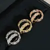 Brincos Acolchoados Estilo Tweed, Luxo Acessível, Brincos Simples e Versáteis, Brincos, Brincos com Micro-Cravação de Diamantes, Brincos Doce e Cool para Mulheres