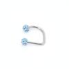 Super Flash Anel Labial Bola de Lama Anel D Anel C Anel Ferradura Shambhala Diamante Aço Inoxidável Joia de Piercing Stud Labial Joia Labial