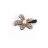 Luxo Leve Full Diamond Elegante Flor Bico de Pato All-match Pérola Moda Clipe Lateral Clipe para Franja Penteado Lateral Clipe Tubarão