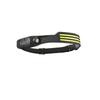 Linterna frontal COB para camping, linterna frontal, carga USB, pantalla de energía, lámpara de minero, luz fuerte, tres luces rojas para pesca, senderismo, faros delanteros