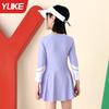 Traje de baño para niñas, nuevo traje de baño para niñas, otoño e invierno, de una pieza para bebés, para niños medianos y grandes, equipo de natación termal profesional al por mayor