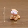 Paisagem em Miniatura Figura Fofa de Lontra Garrafa Ecológica Mengli Acessórios de Decoração DIY Ornamento Pequeno para Desktop de Paisagem em Miniatura