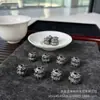 Fornalha de Alquimia Prateada de Shanxi, uma coleção de itens decorativos e acessórios para pulseiras DIY, contas espaçadoras, para enfiar e embelezamentos criativos