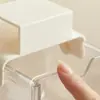 Cajón de Almacenamiento Debajo del Estante, Organizador Deslizante Transparente de PET para Baño y Escritorio