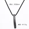 Collar de espiral de Cyber Celebrity para hombre, moderno, sencillo, personalizado, estilo hip hop, colgante para hombre, acero de titanio, joyería genial.