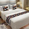 Venta caliente transfronteriza de Amazon Nueva decoración de cama de tono claro nórdico toalla de cama hogar creativo