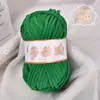 Hilo de Hilo de Hielo de Terciopelo de Nube Tejido a Mano Hilo Grueso DIY Bufanda de Tejido para Bebé Hilo para Cojín de Asiento de Muñeca Hilo para Zapatos de Ganchillo