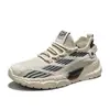 Nuevas Zapatillas Deportivas de Running Transpirables de Punto Volador para Hombre Primavera y Verano, Zapatos Casuales para Hombre de Malla para Exteriores con Suela Gruesa Antideslizante