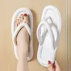 Chanclas Negras de Alta Gama para Mujer, Moderno Calzado de Verano para Exteriores, Nuevo Modelo 2025, Sandalias de Tira para Playa Antideslizantes, Eva